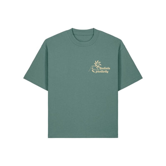 Camiseta oversize "Radiate positivity"