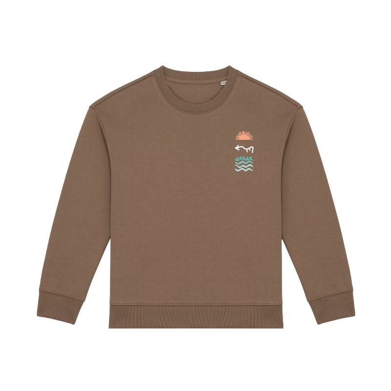 Sudadera Oversize Coordenadas Kids