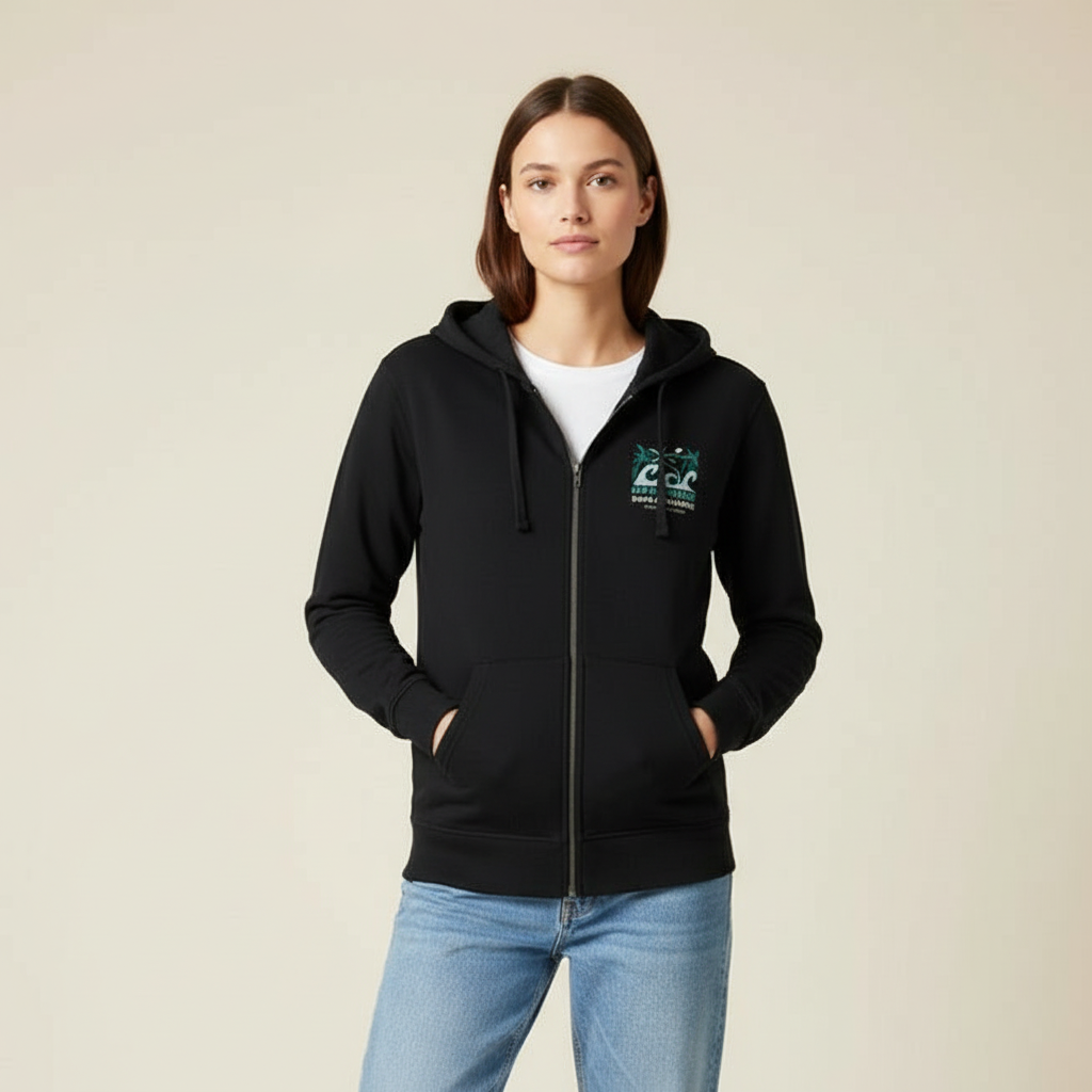 Hoddie Cremallera "Born in the Paradise"