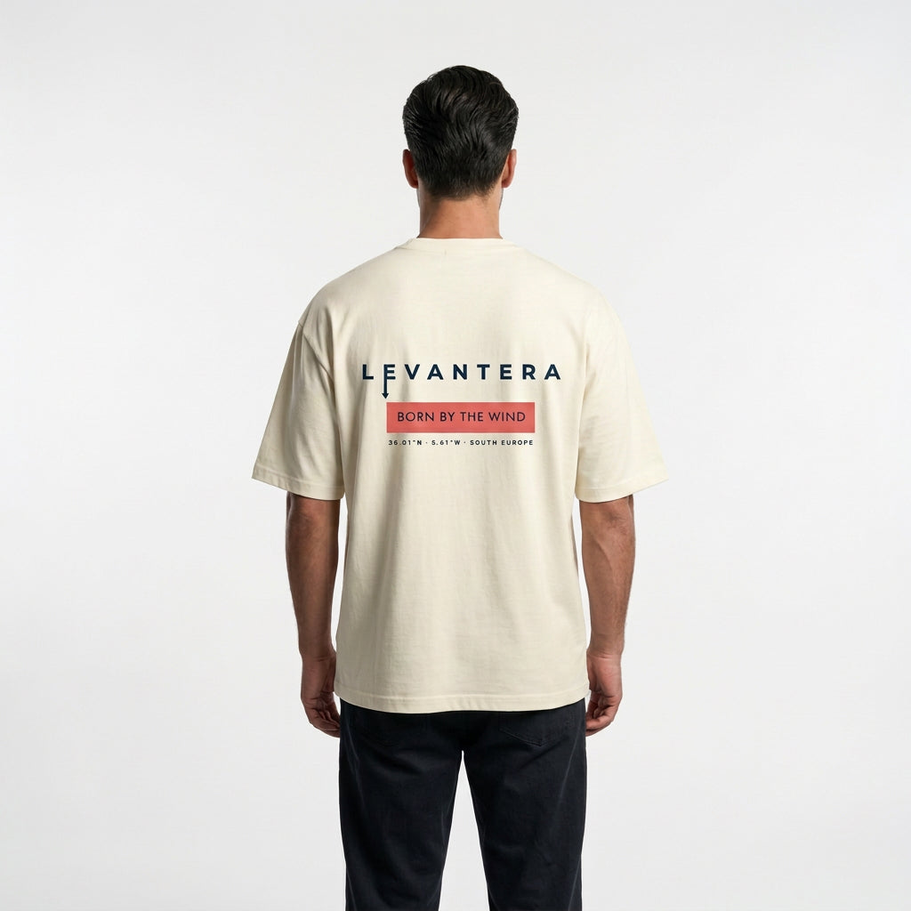 Camiseta 11380 Cream, espalda