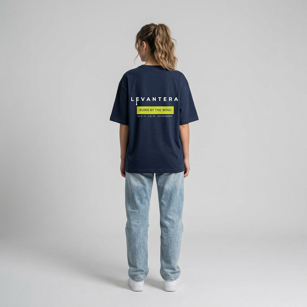 Camiseta 11380 French Navy, espalda