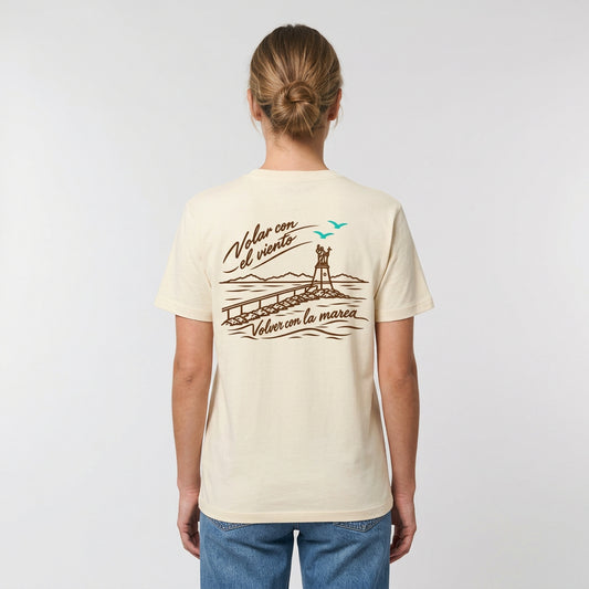 Camiseta Carmen Honey Paper, espalda