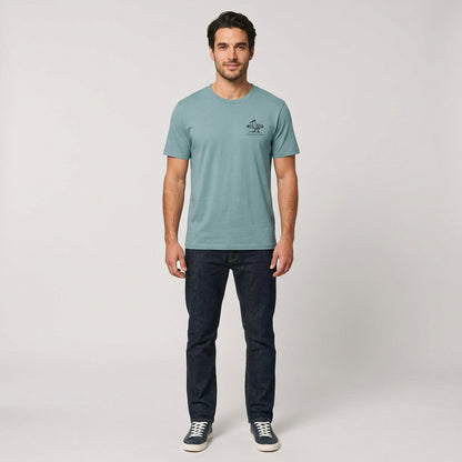 Camiseta Más Tarifa Pebble Blue, delantera