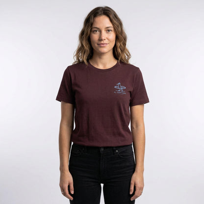 Camiseta Más Tarifa Red Brown, delantera