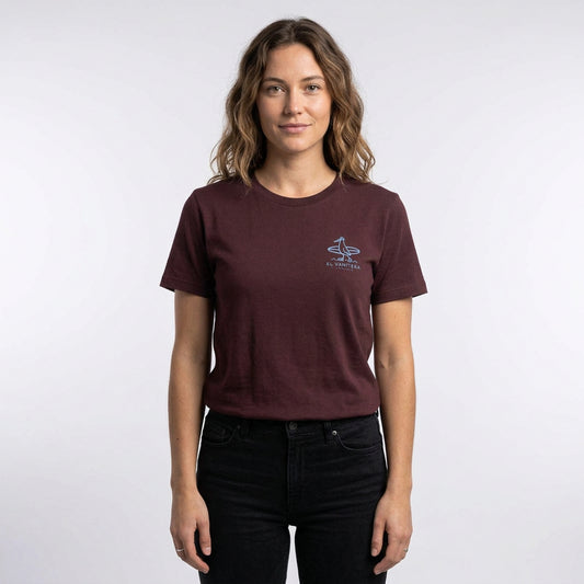 Camiseta Más Tarifa Red Brown, delantera