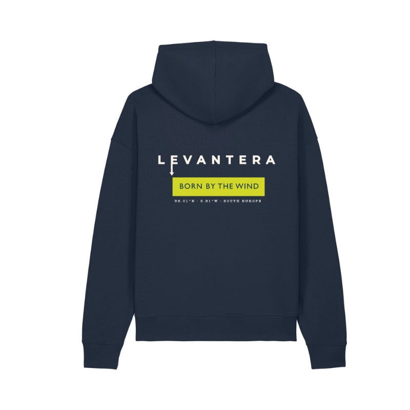 Hoodie 11380 French Navy, espalda