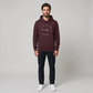 Hoodie Orgánica Premium Levantera Tarifa — Burdeos