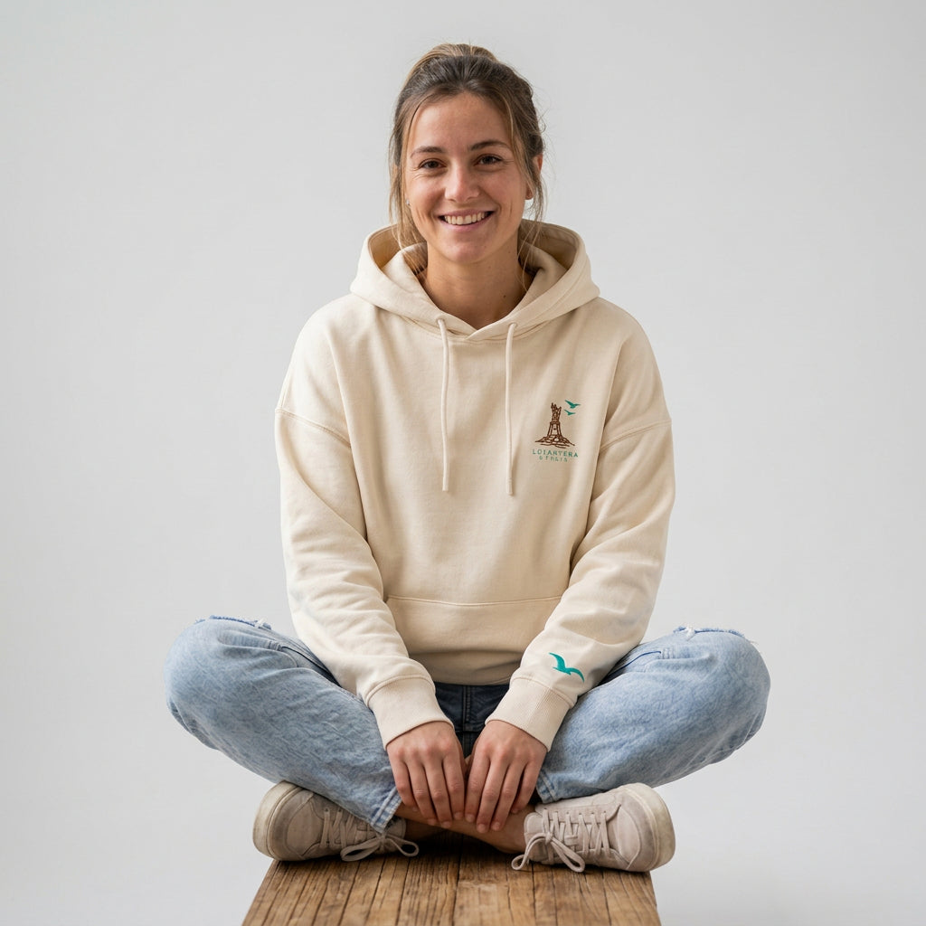 Hoddie Mujer Volver Honey Paper, vista delantera