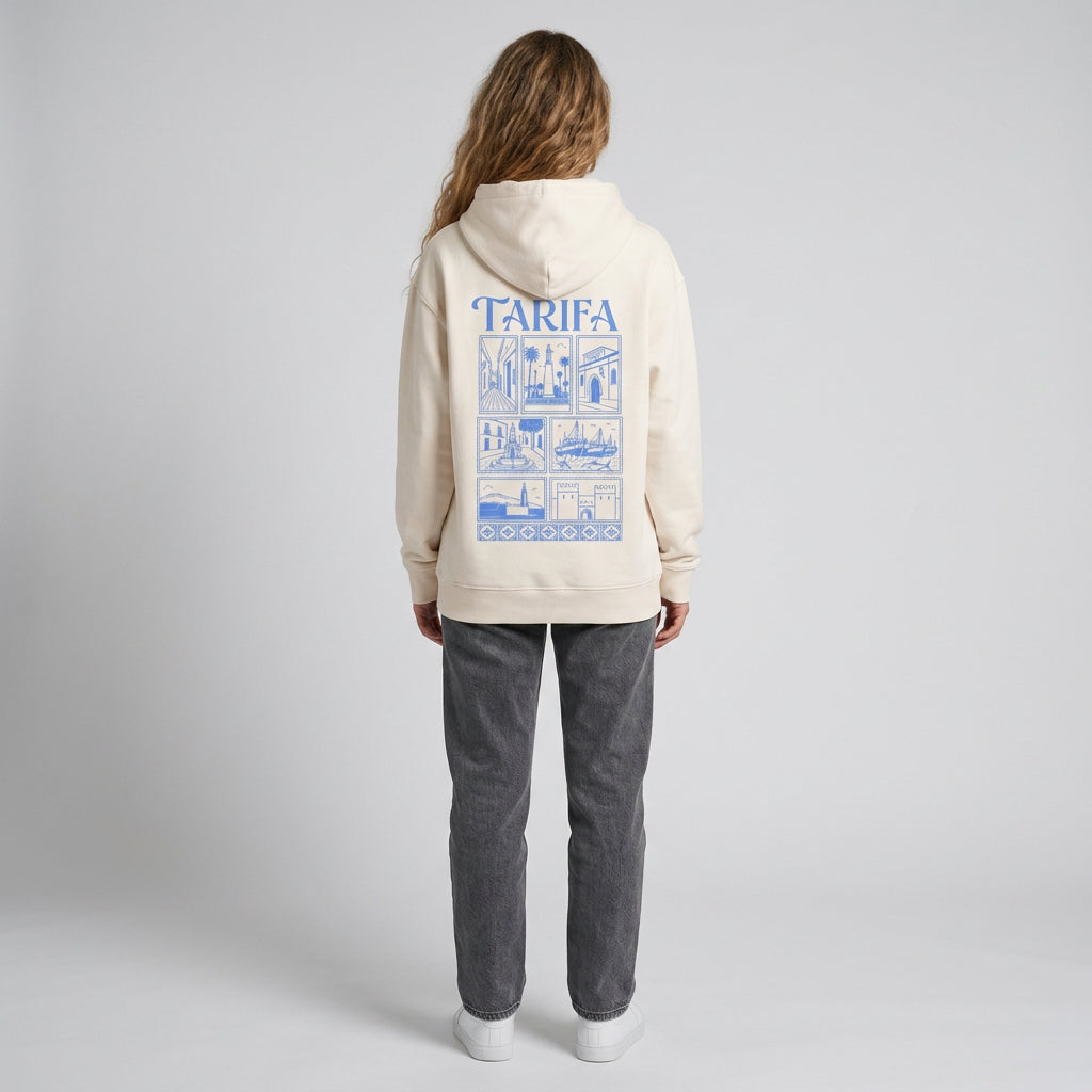 Hoodie Pompo white-vintage, espalda