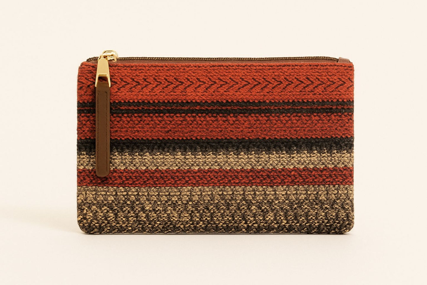 Bolso tejido rayas multicolor