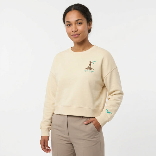 Sudadera Mujer Carmen Honey Paper, delantera