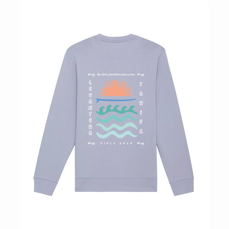 Sudadera Orgánica Premium Levantera 3.0 "Coordenadas Tarifa"